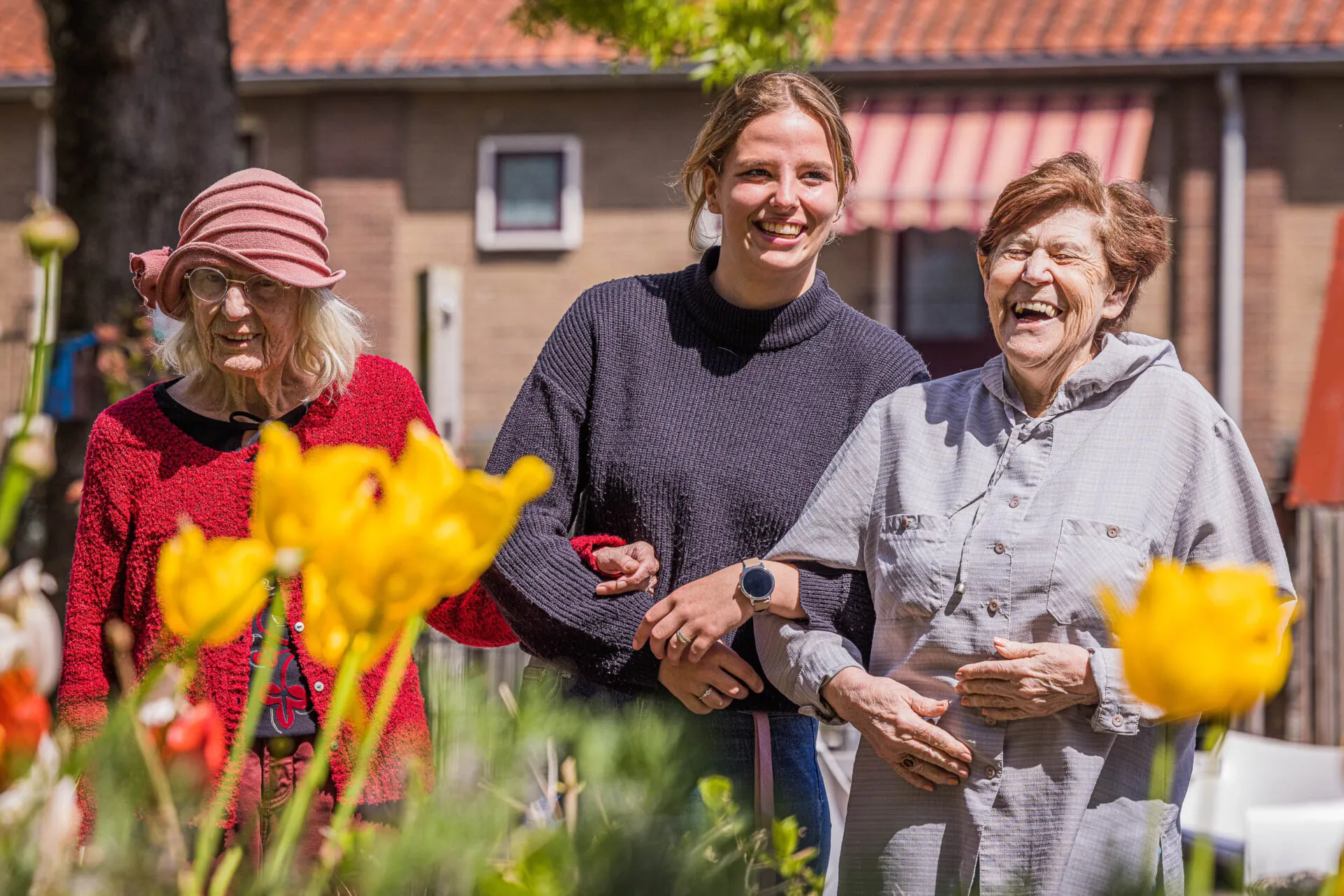 In de tuin van woonlocatie Eimersstaete