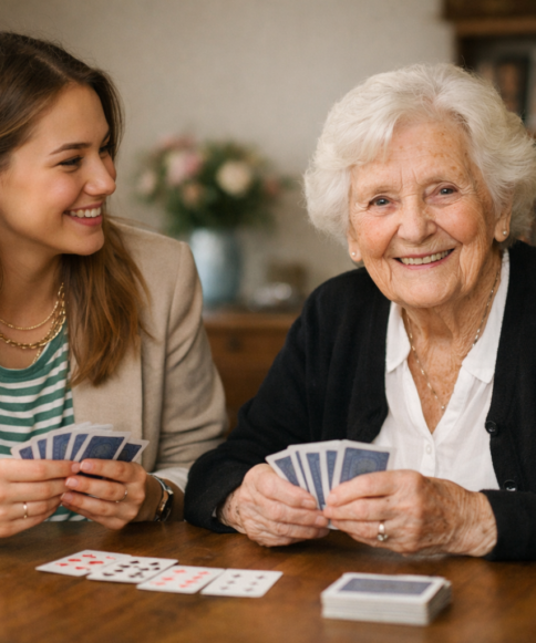 Kleindochter met oma