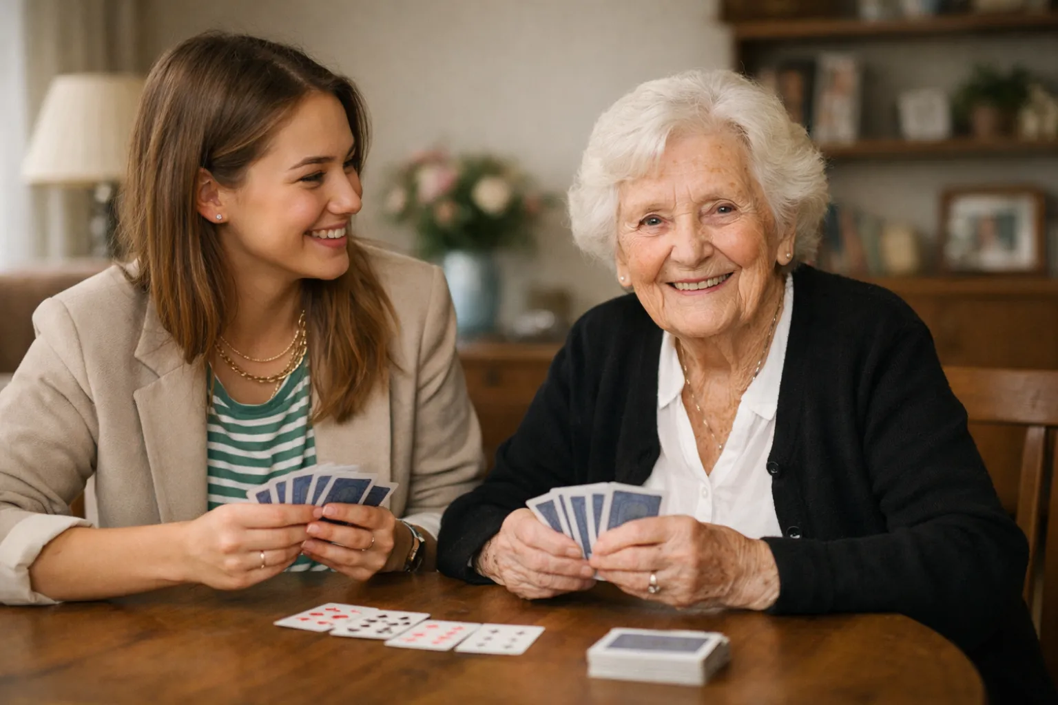Kleindochter met oma