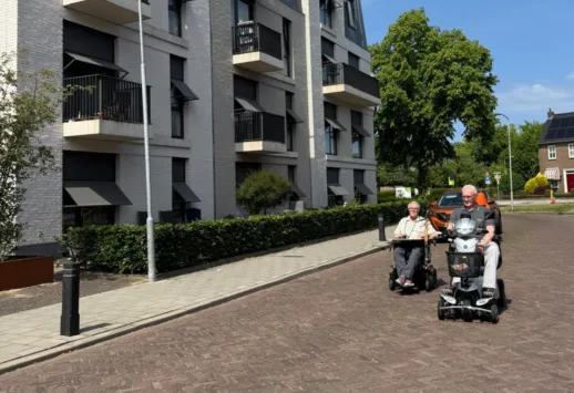 Afbeelding Henk en Henk, bevriende buren op de Prinses Irenestraat